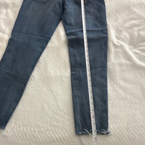 Zara Dark Blue Ankle Jeans - Picture 6 of 7